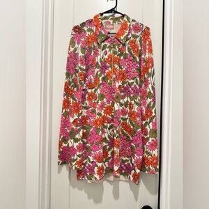 Show Me Your MuMu Pink and Orange Floral Dress